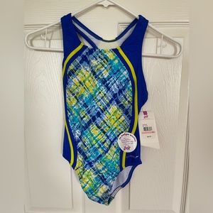 Speedo Girls one piece swimsuit- size 10